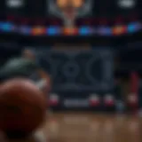 Basketball strategy diagram