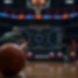 Basketball strategy diagram