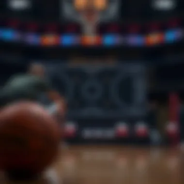 Basketball strategy diagram