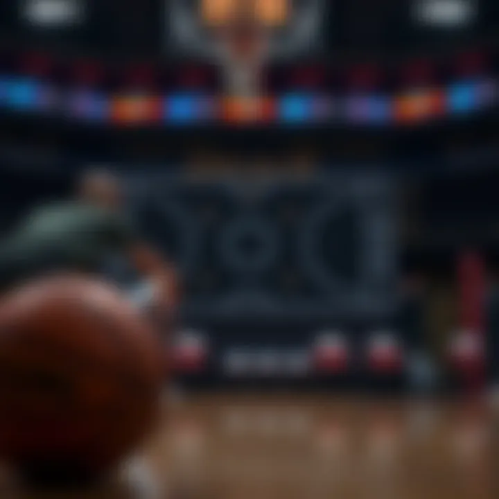 Basketball strategy diagram