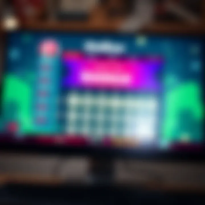 An online bingo platform interface on a computer screen