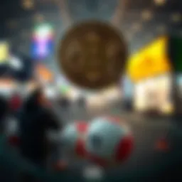 Visual representation of Bitcoin and Powerball intersection
