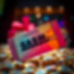 A vibrant lottery ticket symbolizing cash prize events