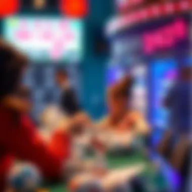 Creative depiction of entertainment strategies for lottery participation