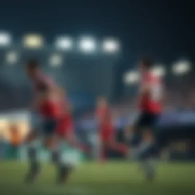 Statistical trends in football matches