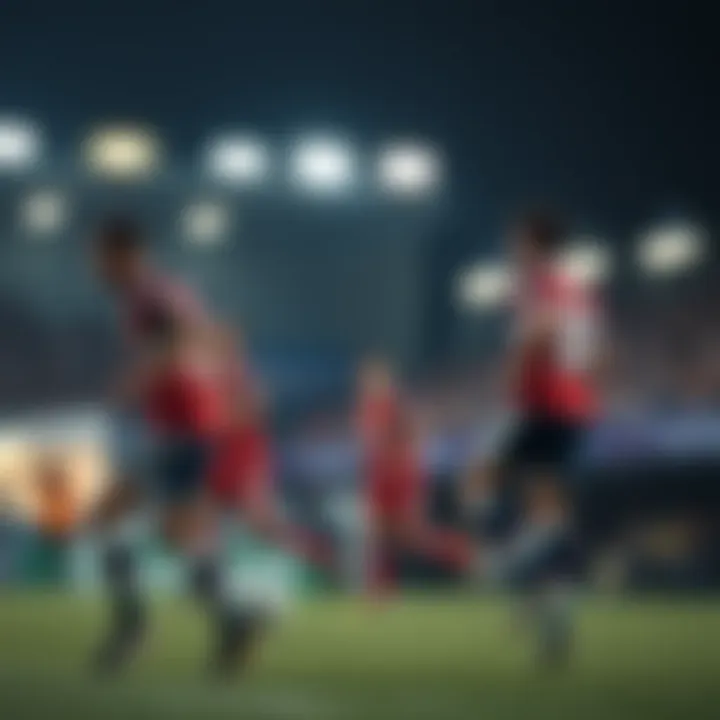 Statistical trends in football matches