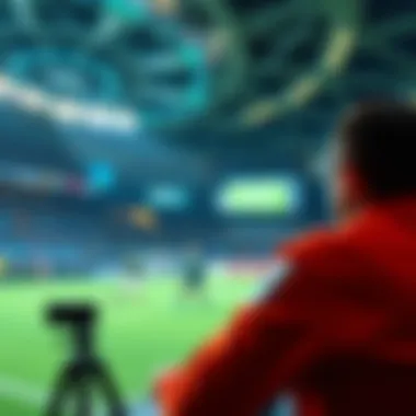 A conceptual image of future trends in sports broadcasting