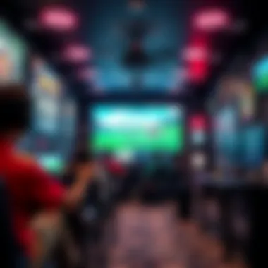 Diverse Gaming Environments Explored Illustration of various gaming scenarios