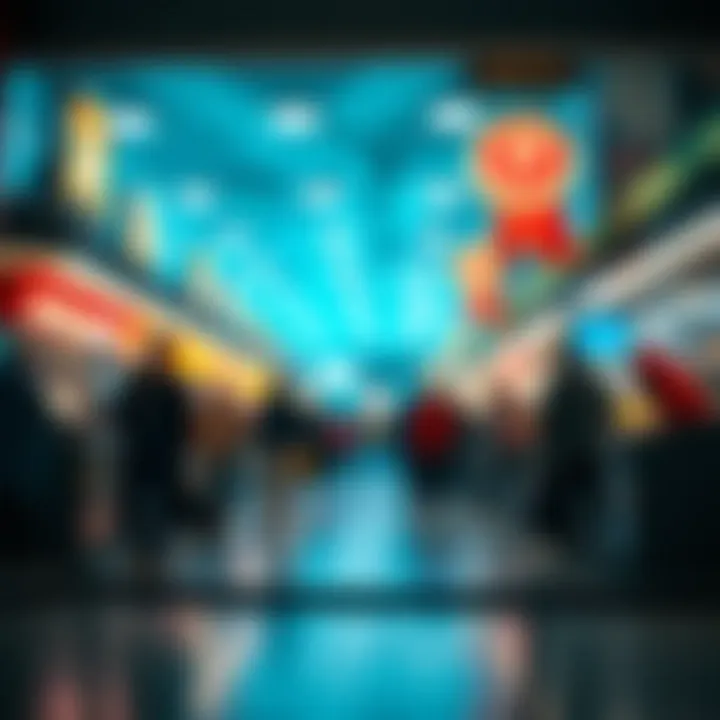 A visual depiction of social issues arising from lottery participation.