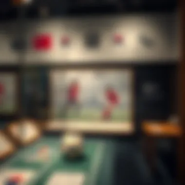 Legacy and Achievements of Korean Football Historical records displayed in a sports museum