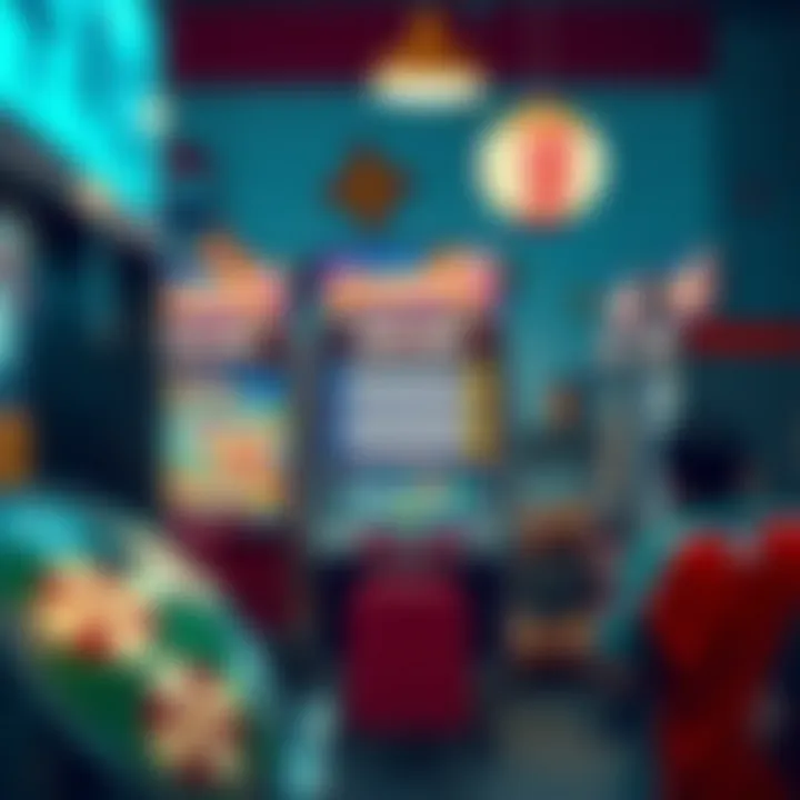 Visual representation of different types of lottery games