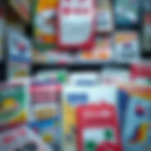 A vibrant display of Korean lottery tickets showcasing various designs