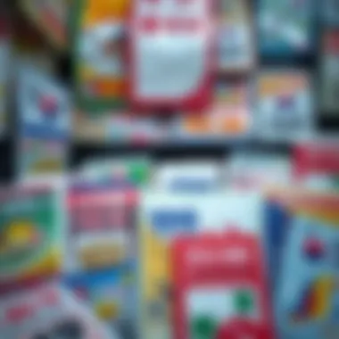 Diverse Designs of Korean Lottery Tickets A vibrant display of Korean lottery tickets showcasing various designs