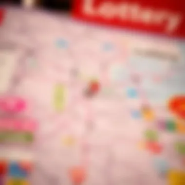 A map highlighting local lottery retailers