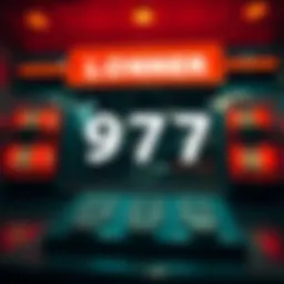 Conceptual representation of a lottery number generator