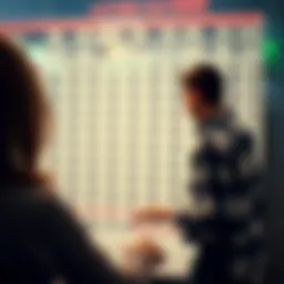 Graphical representation of lottery number patterns