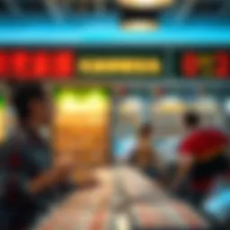 A visual representation of lottery ticket selection