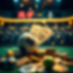 Conceptual representation of lottery winnings