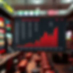 An analytical chart depicting past lottery numbers trends