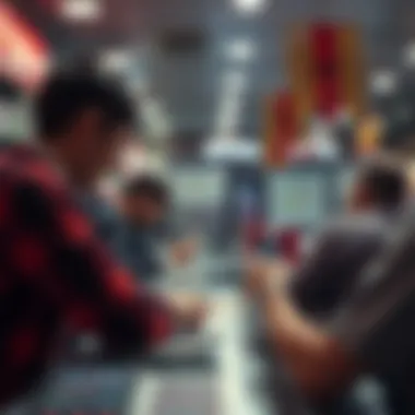 Visual representation of forecasting lottery outcomes