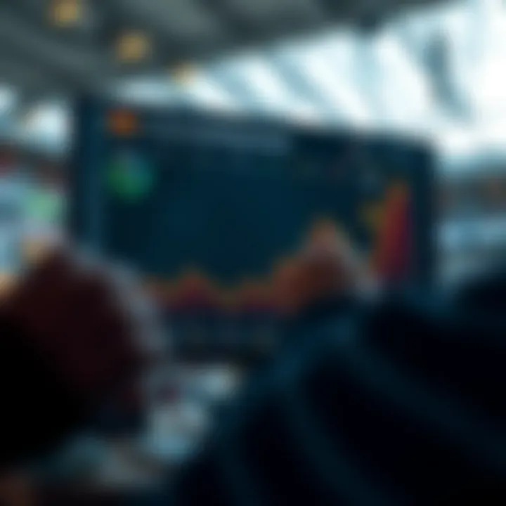 A graph showing trends in betting