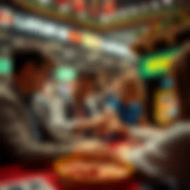 Illustration of strategic betting techniques