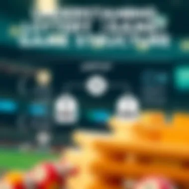 An infographic illustrating the structure of a typical lottery game