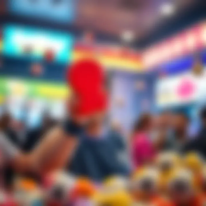 Conceptual Graphic of Lottery Participation Excitement A conceptual graphic depicting the excitement of participating in the lottery