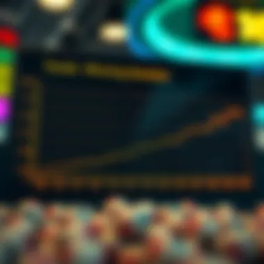 Graph illustrating past winning numbers trends