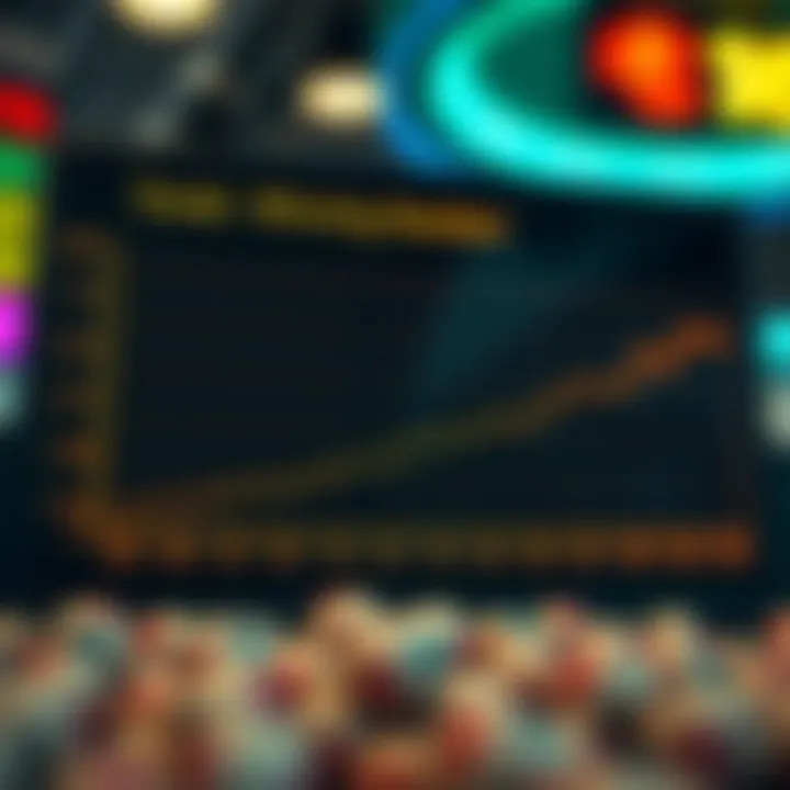 Graph illustrating past winning numbers trends