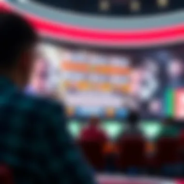 Live broadcast of the lottery draw