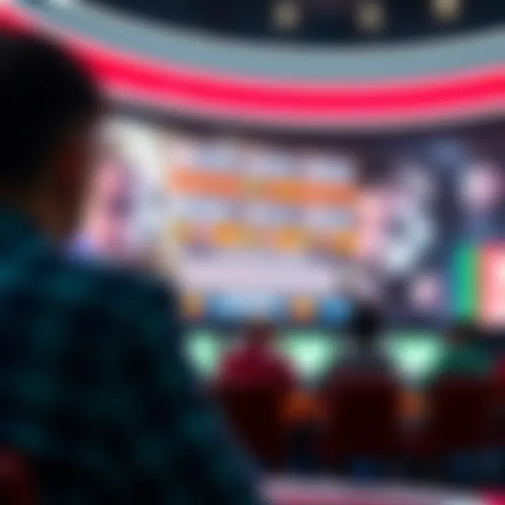 Live broadcast of the lottery draw