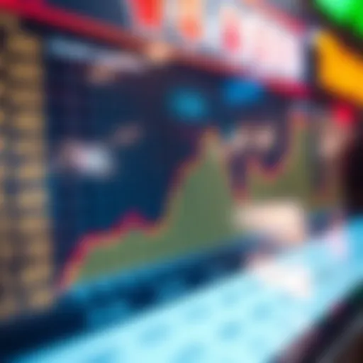 Graph showcasing lottery number trends