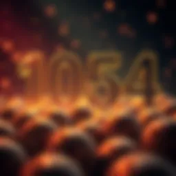 A symbolic representation of lottery numbers and winning combinations