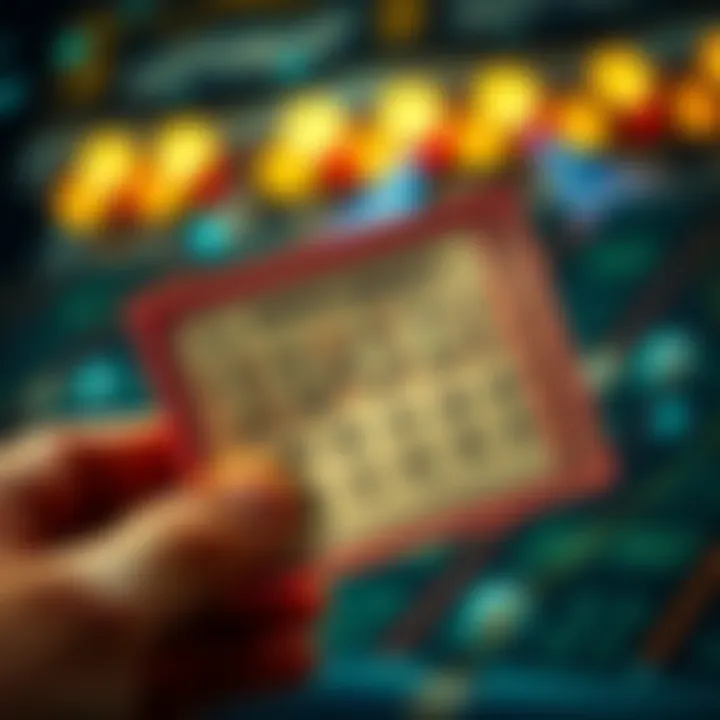 The Thrill of Lotto1047 Winning Moments An intricate depiction of a lottery ticket showcasing the excitement of winning