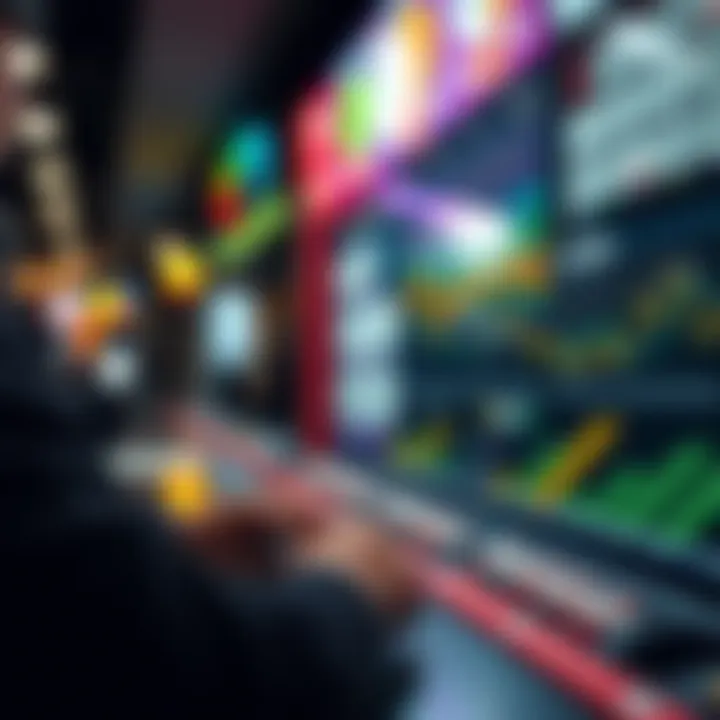 Trends in lottery betting illustrated with charts and symbols