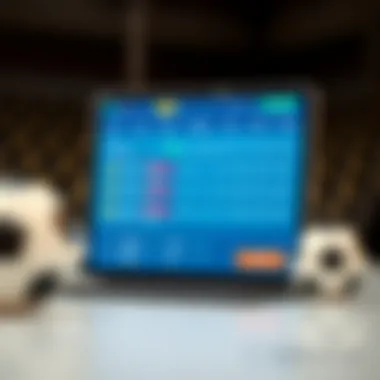 User-Friendly Betting Interface User-friendly betting interface displayed on a digital device