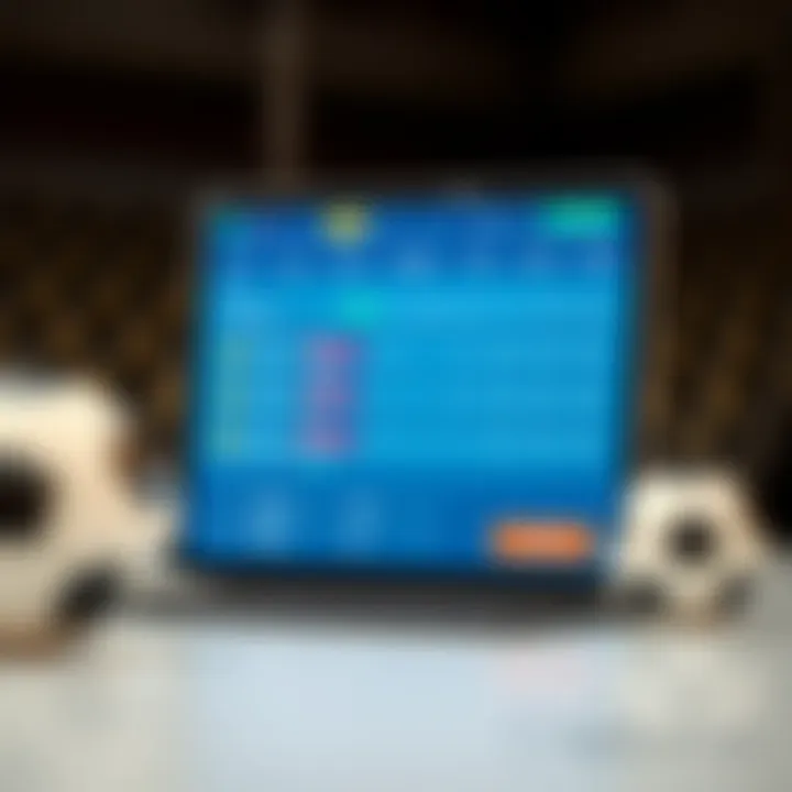 User-Friendly Betting Interface User-friendly betting interface displayed on a digital device