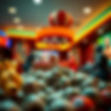 Conceptual image representing luck and chance in lottery