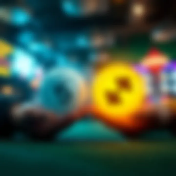 Symbolic representation of luck and strategy in gambling