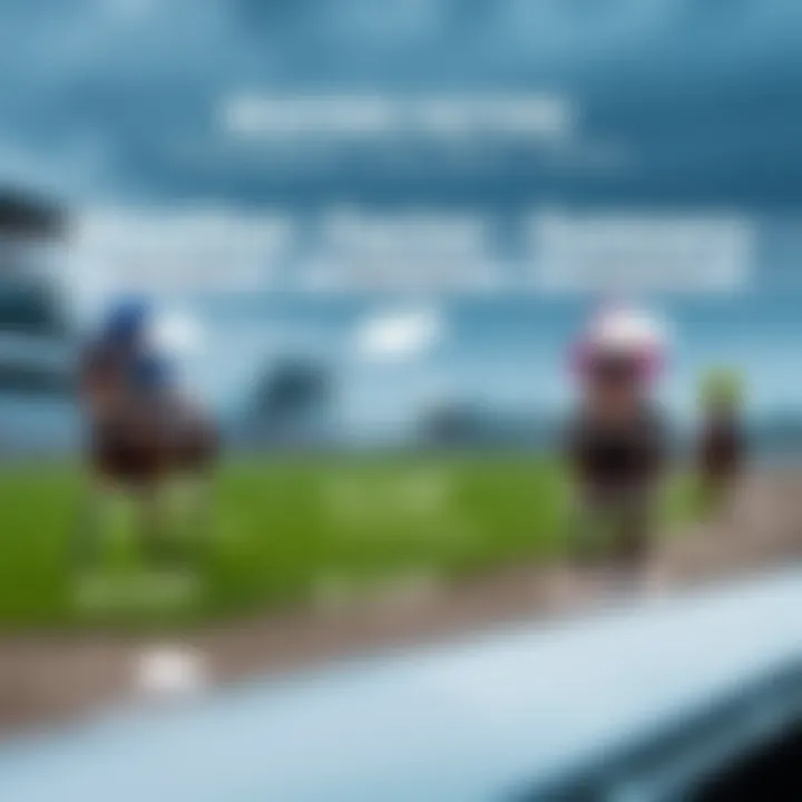 Weather Factors Summary for Next Week Summary infographic of weather factors affecting the race