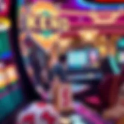 A digital representation of online keno gameplay