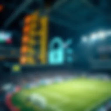 Ensuring a Safe Betting Experience A safe betting environment symbolized by a secure digital interface