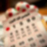 Lotto ticket displayed with winning numbers
