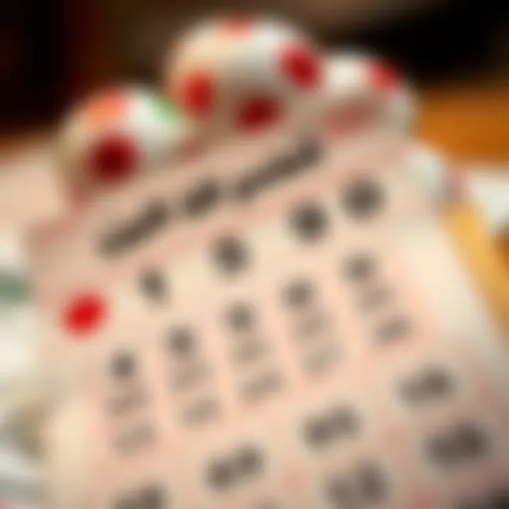 Winning Numbers on a Lotto Ticket Lotto ticket displayed with winning numbers