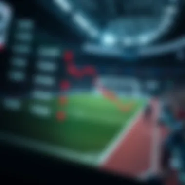 A close-up of fluctuating odds in soccer betting