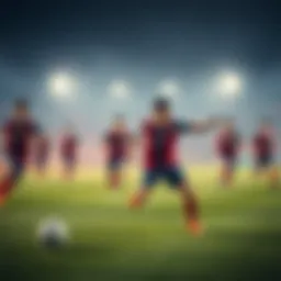 South Korea Football Team in Action