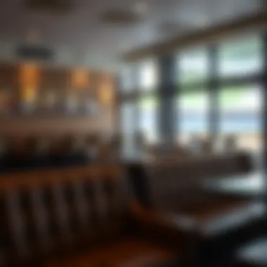 Comfort and Style: Seating in Sports Bars Comfortable seating arrangement in a sports bar