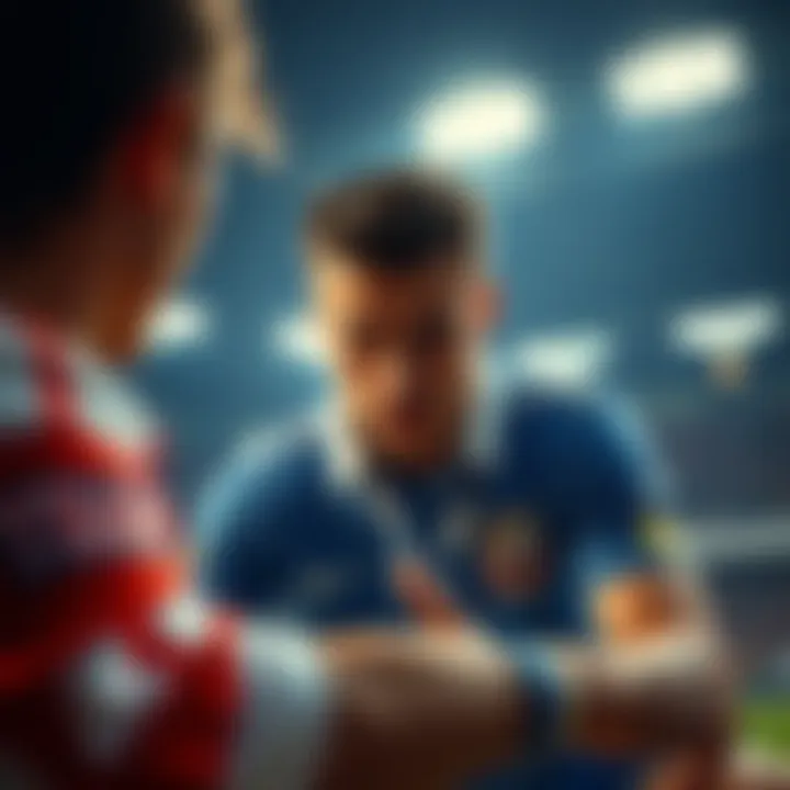 Dramatic Depiction of Sports Betting Outcome Dramatic depiction of sports betting outcome