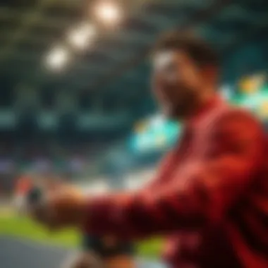 An engaging depiction of the excitement in sports betting